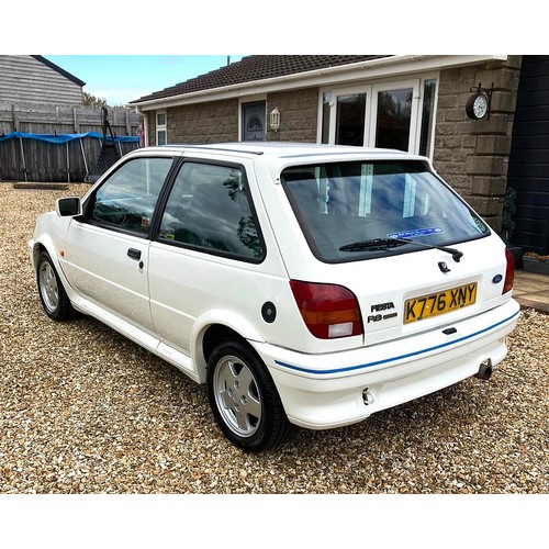 205 - 1992 Ford Fiesta RS1800Registration Number: K776 XNYChassis Number: SFABXXBAFBNR67510Recorded Mileag... 