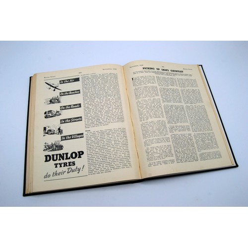 145 - Motor Sport Volume 16Numbers 1 to 12, bound in black and gold, without covers.