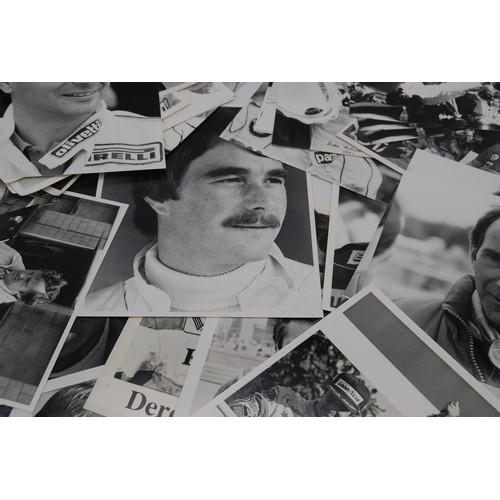 107 - c.100 Racing Driver PhotographsPortraits of many well known drivers from the 1970s - 80s.... 