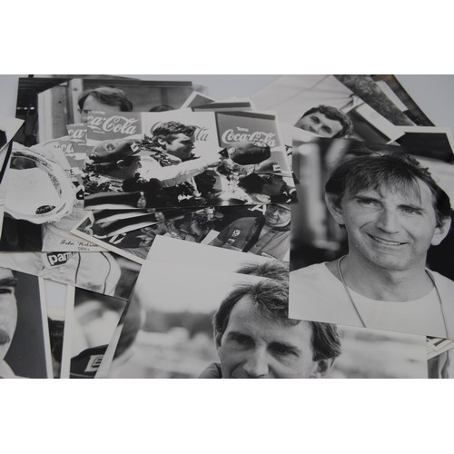 107 - c.100 Racing Driver PhotographsPortraits of many well known drivers from the 1970s - 80s.... 