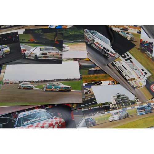 108 - c.100 Touring Car PhotographsA selection of prints depicting touring car racing from the 1980s and 1... 