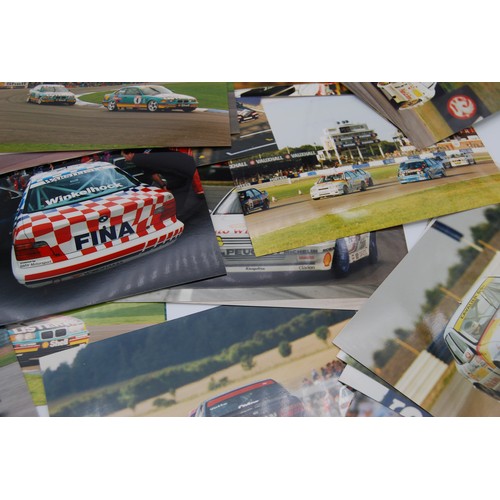 108 - c.100 Touring Car PhotographsA selection of prints depicting touring car racing from the 1980s and 1... 