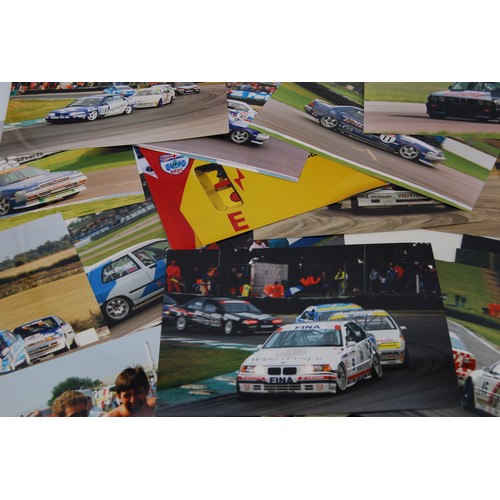 108 - c.100 Touring Car PhotographsA selection of prints depicting touring car racing from the 1980s and 1... 
