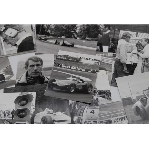 109 - c.100 Motor Racing PhotographsA collection of motor racing images, including action shots and driver... 