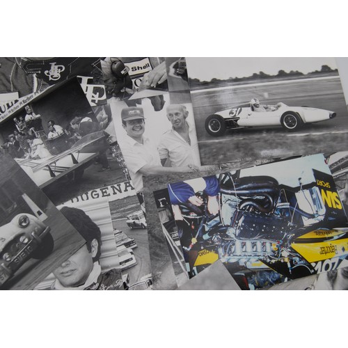 109 - c.100 Motor Racing PhotographsA collection of motor racing images, including action shots and driver... 