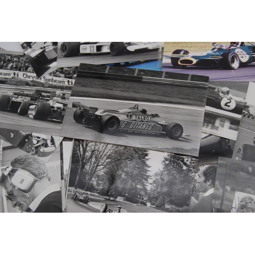 109 - c.100 Motor Racing PhotographsA collection of motor racing images, including action shots and driver... 