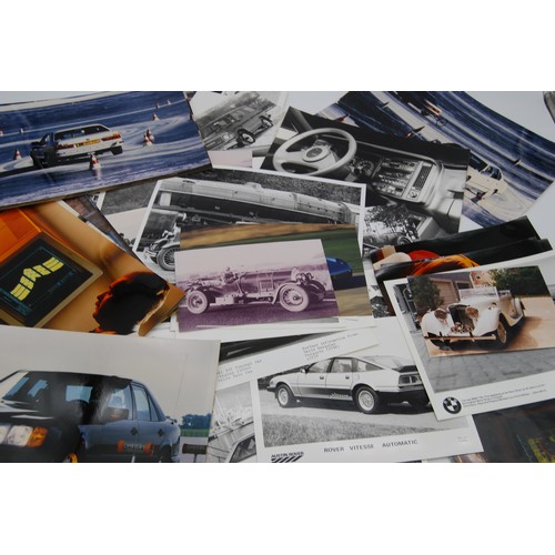 106 - c.100 Road Car PhotographsA large selection of period promotional, press and other images from the 1... 