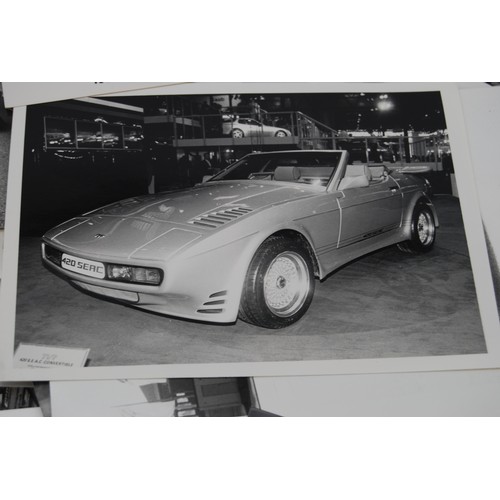 106 - c.100 Road Car PhotographsA large selection of period promotional, press and other images from the 1... 