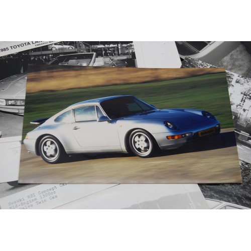 106 - c.100 Road Car PhotographsA large selection of period promotional, press and other images from the 1... 