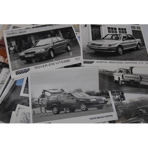 106 - c.100 Road Car PhotographsA large selection of period promotional, press and other images from the 1... 