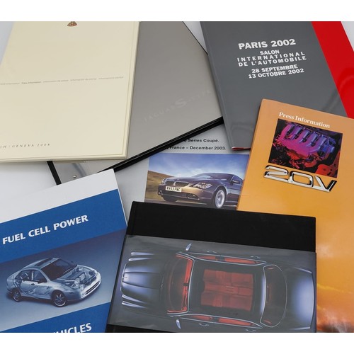 120 - A collection of 1990s-2000s European car brochures