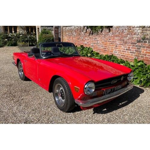 203 - 1974 Triumph TR6                                                            Registration Number: UPJ... 