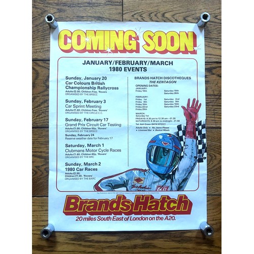 102 - Ten Motor Racing PostersMedium sized items, From Le Mans, Le Mans Classic. Up to 70 x 50cm wide.... 