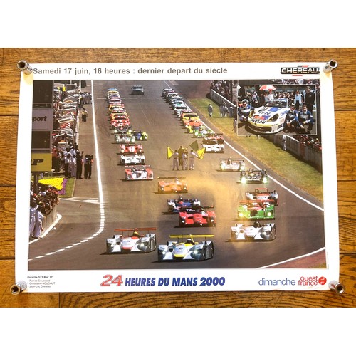 102 - Ten Motor Racing PostersMedium sized items, From Le Mans, Le Mans Classic. Up to 70 x 50cm wide.... 
