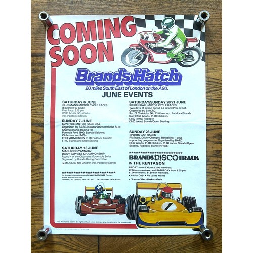 102 - Ten Motor Racing PostersMedium sized items, From Le Mans, Le Mans Classic. Up to 70 x 50cm wide.... 