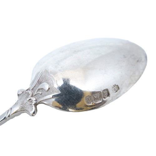 5 - A SET OF SIX LATE VICTORIAN SILVER TEASPOONSSHEFFIELD 1900together with a matching pair of sugar ton... 