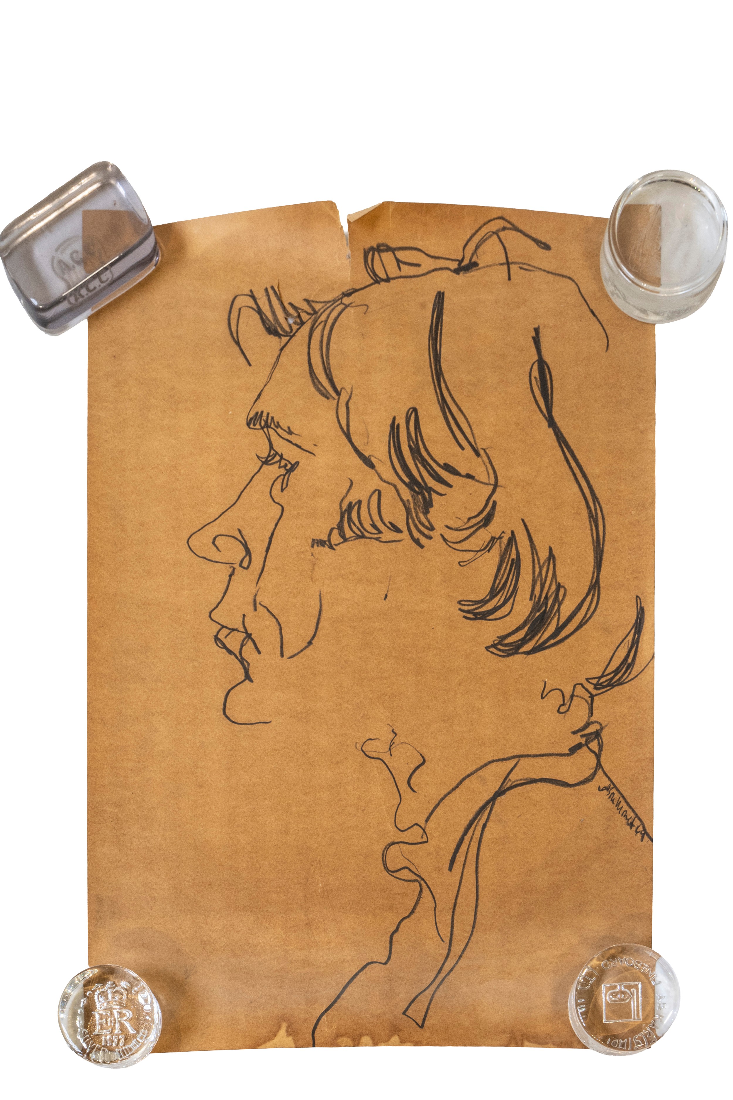 JASON MONET (1938-2009) PORTRAIT OF JULIAN RUTHVENunframed59cm x 42cm