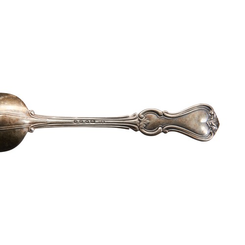 A VICTORIAN SILVER DESSERT SPOON AND FORKLONDON 1851Albert pattern ...