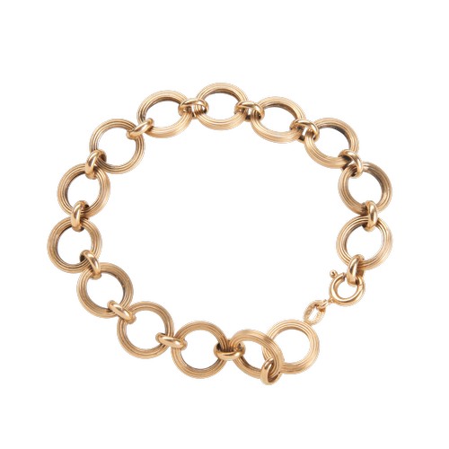 AN ITALIAN 18 CARAT GOLD BRACELET,