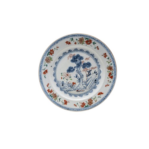 143 - A GROUP OF TEN CHINESE IMARI DISHESQING DYNASTY, 18TH CENTURY Largest 25cm diameterPROVENANCE: From ... 