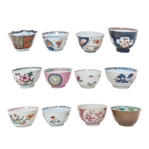 160 - A LARGE GROUP OF CHINESE TEA BOWLSQING DYNASTY, 18TH CENTURYMostly Famille Rose (36)PROVENANCE: From... 