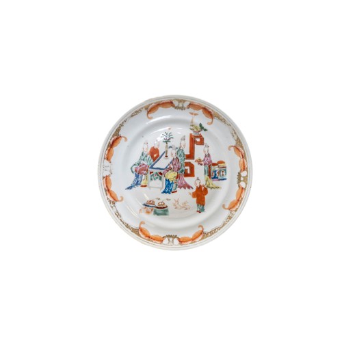 177 - A GROUP OF CHINESE EXPORT PORCELAIN DISHESQING DYNASTY, 18TH CENTURYMostly famille rose20cm to 23cm ... 