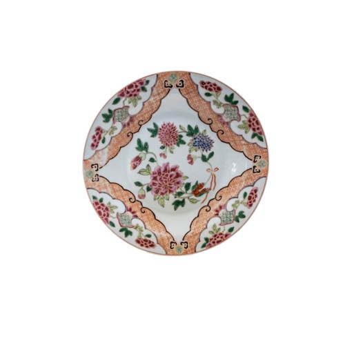 177 - A GROUP OF CHINESE EXPORT PORCELAIN DISHESQING DYNASTY, 18TH CENTURYMostly famille rose20cm to 23cm ... 