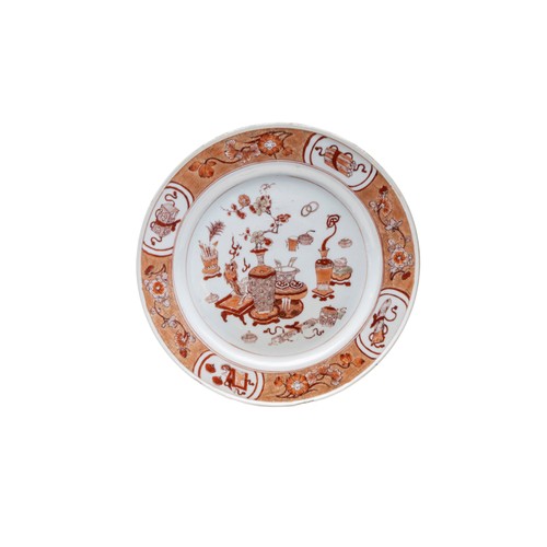 177 - A GROUP OF CHINESE EXPORT PORCELAIN DISHESQING DYNASTY, 18TH CENTURYMostly famille rose20cm to 23cm ... 