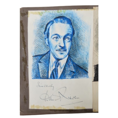 647 - AN UNUSUAL AND INTERESTING COLLECTION OF AUTOGRAPHS comprising of around 85 signatures signed on bla... 