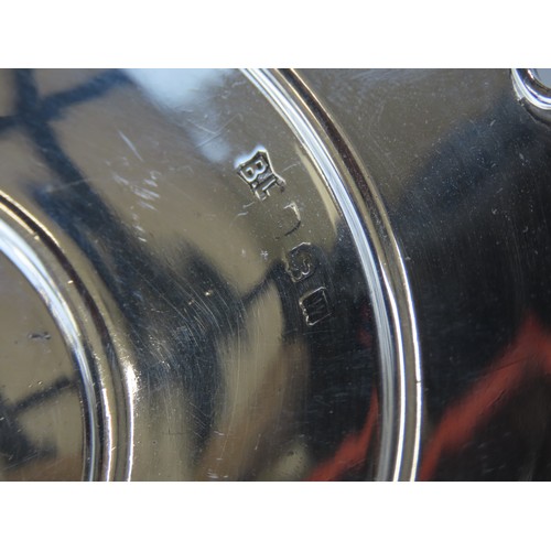 58 - A PAIR OF GEORGE VI SILVER SWEETMEAT DISHESBIRMINGHAM 1946with scalloped edge and concentric rings, ... 