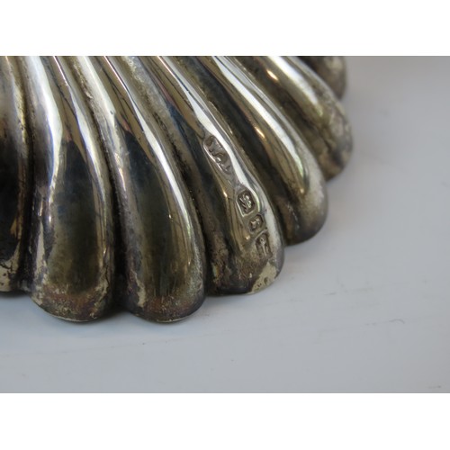 4 - A PAIR OF LATE VICTORIAN SILVER SHELL FORM SALTSBIRMINGHAM 18934.2 x 4.8 cm, 22 grams (combined)toge... 