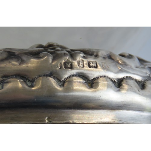 33 - A VICTORIAN SILVER HEART SHAPED BOX AND PIQUE WORK SILVER RING BOXHeart shape box: 3 x 4.7 x 4.7, 35... 