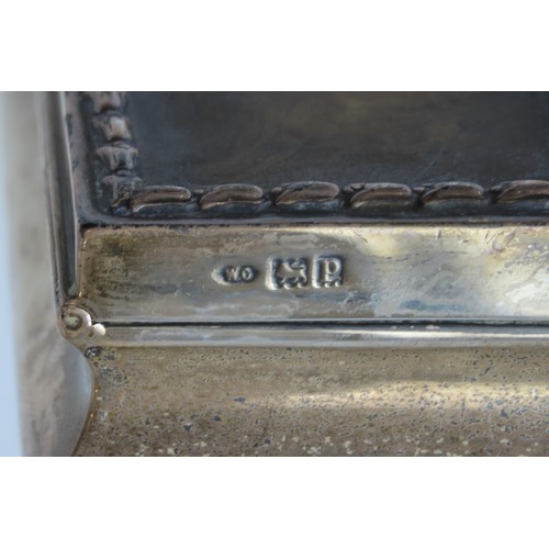 37 - A MIXED GROUP OF SILVER WAREthe lot includes a silver and tortoise shell ring box, a small sauceboat... 