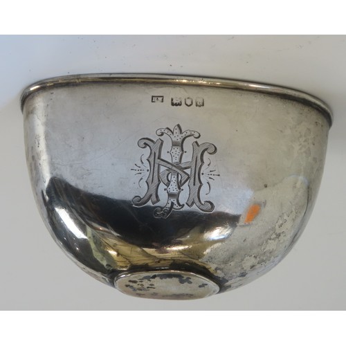 27 - A LATE VICTORIAN SILVER & CROCODILE LEATHER MOUNTED HIP FLASKLONDON 1896curved oval form with re... 