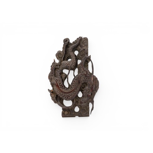 28 - A CHINESE HARDWOOD CIRCULAR VASE STAND with carved frieze and a quantity of other stands, another wi... 