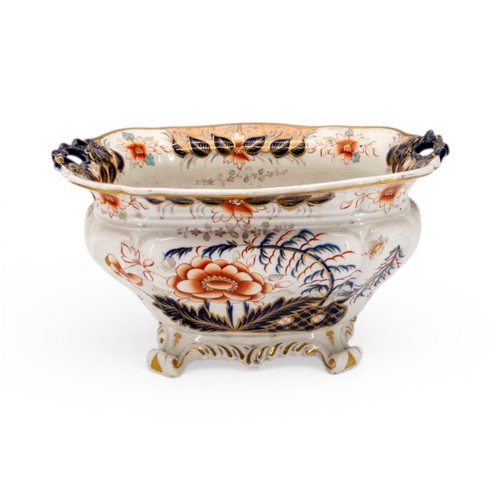 27 - A DAVENPORT 'IMARI' DINNER SERVICE comprising a large tureen and stand, two other tureens, an open s... 