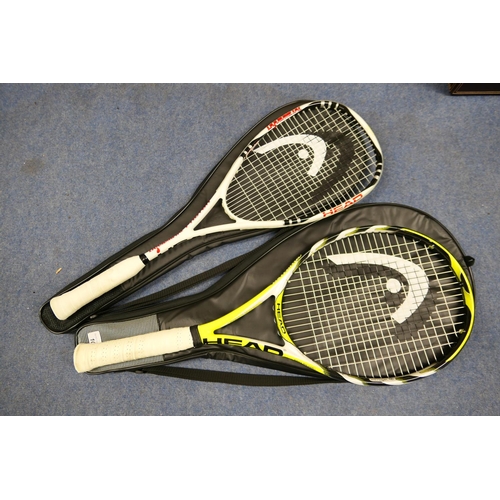 104 - Head tennis and squash rackets with cases