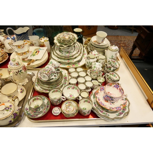 180 - Coalport Indian Tree pattern china dinner wares; also assorted tea wares, coffee wares etc and furth... 