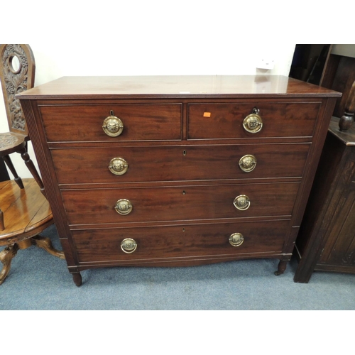 632 - 19th Century mahogany chest of drawers