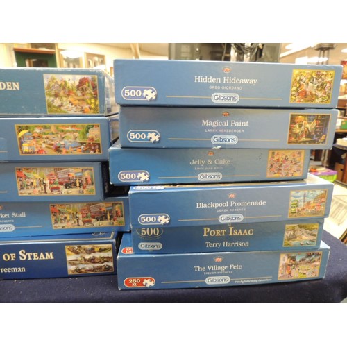 155 - Quantity of Gibsons jigsaws (19)