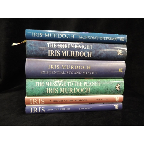 296 - Six Iris Murdoch books including 'The Message to the Planet' and 'The Green Knight'