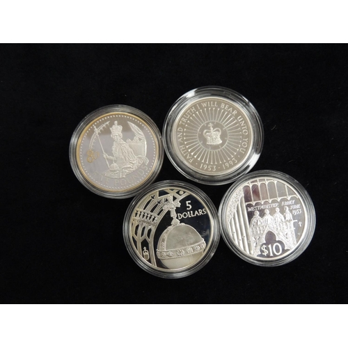 479 - Small collection of royal commemorative silver coins including silver proofs (12), silver weight app... 