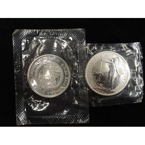 479 - Small collection of royal commemorative silver coins including silver proofs (12), silver weight app... 