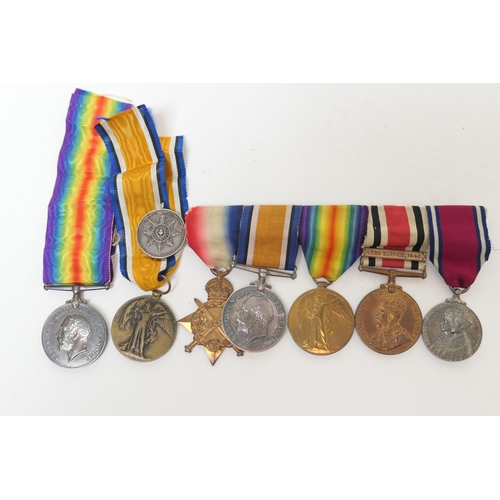 591 - Great War medal group comprising 14-15 Star, Great War medal, Victory medal, Special Constabulary Fa... 