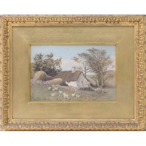 472 - James Thomas Watts (1853-1930), Llysbach, watercolour, signed, inscribed to original label verso, 17... 