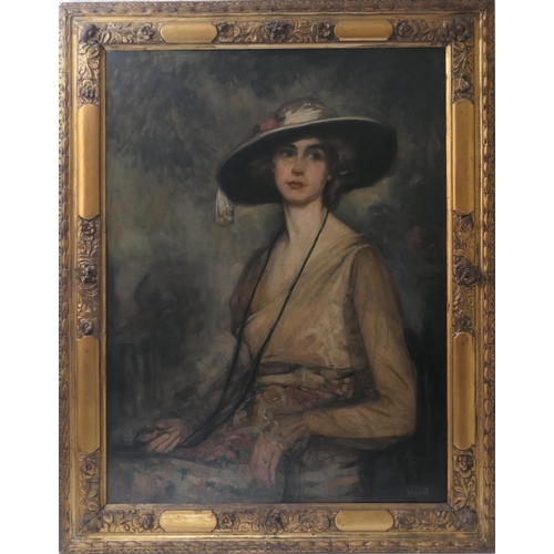 547 - William George Robb (1872-1940), Portrait of Louisa Ann Inglis (1857-1935), wife of Sir James Charle... 