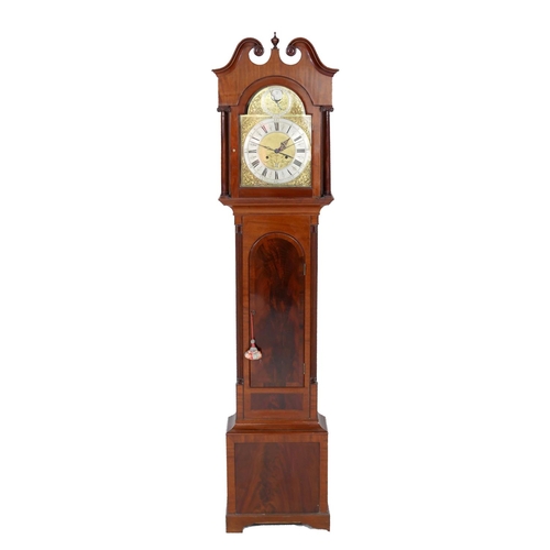 784 - John Braithwaite, Hawkshead (circa 1722-40), mahogany eight day longcase clock, having a swan neck p... 