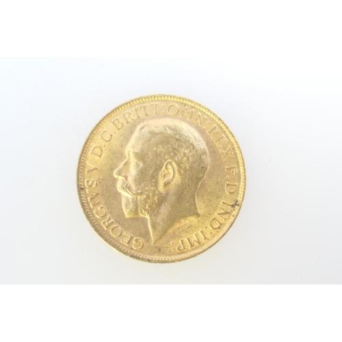 321 - George V sovereign, 1914 (EF), weight approx. 7.9g