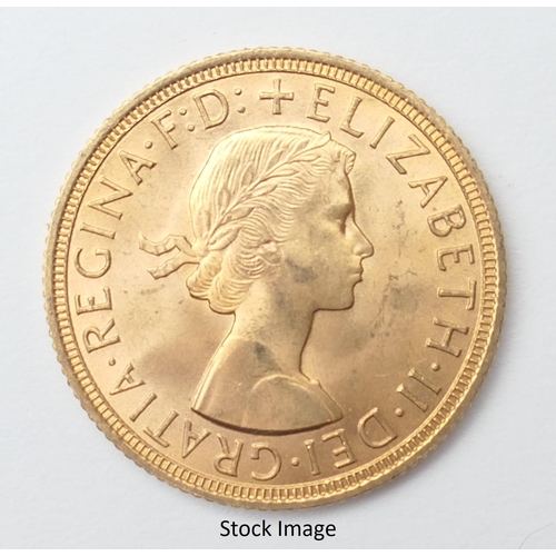 342 - Queen Elizabeth II sovereign, 1958 (UNC), weight approx. 8g