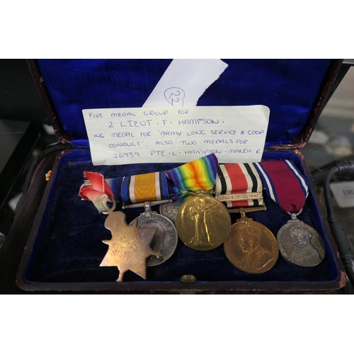 591 - Great War medal group comprising 14-15 Star, Great War medal, Victory medal, Special Constabulary Fa... 